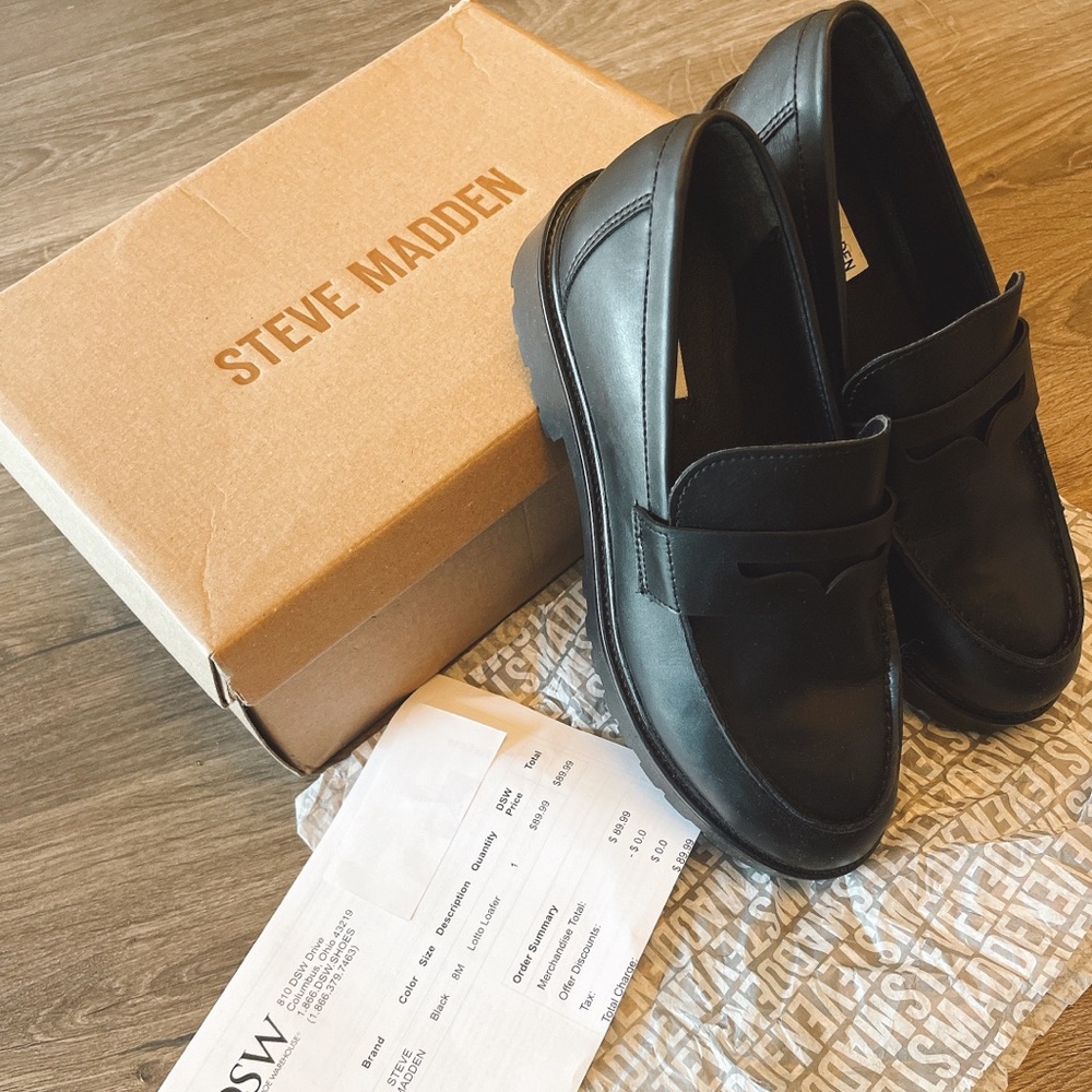 NWT Steve Madden Women's Lawrence Penny Loafer - Size 8